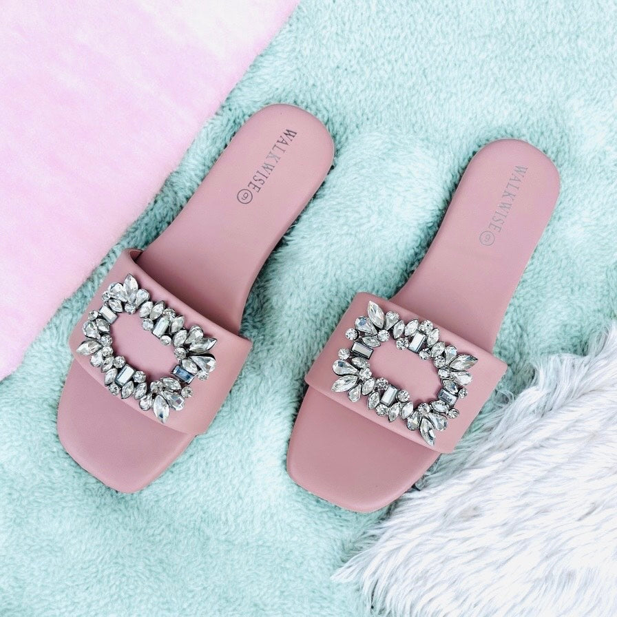 Pink Shimmer Slides